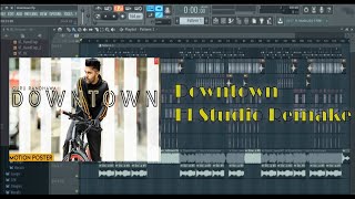 Downtown - Guru Randhawa Fl Studio Remake | Instrumental Cover | Karoke | Piano