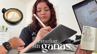 estudiando sin ánimos + enferma: organización, motivación y metas (vlog)