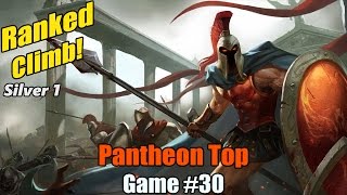 Ranked Climb [#30] Pantheon Top - The #1 solo queue top?