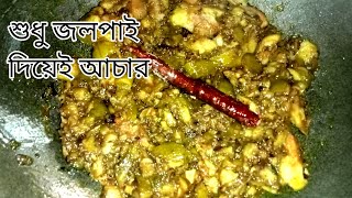 জলপাইয়ের আচার অল্প সময়ে কিভাবে বানাবে দেখুন। তরকারি ছাড়া এই আচার দিয়ে তিন প্লেট ভাত খেতে পারবেন