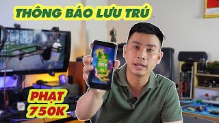 THÔNG BÁO LƯU TRÚ BẰNG ĐIỆN THOẠI CỰC DỄ