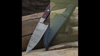 Stellar Chef's Knife with Exotic Wenge Wood Handle