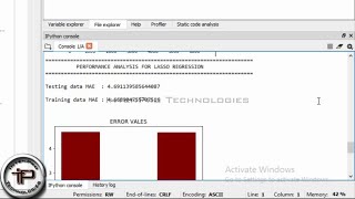 HDFC Stock Price Prediction Using Lasso Regression Classifier Algorithm In PYTHON - Data Mining