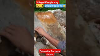 village struggle life part - 3 #dailyvlog #vlog #shorts #damage