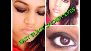 EASY BLACK SMOKEY EYES I RHEA PILLAY I Indian Beauty Guru