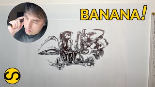 A Ballpoint Pen and a Banana