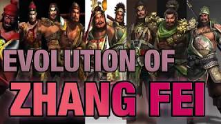 Evolution of Zhang Fei  from DW1 to 9