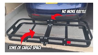 Vevor Cargo Carrier and Let's Go Aero Anti Rattle Hitch Pin