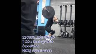 210302_오늘의WOD (Hang squat clean & burpee)