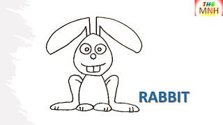 How To Draw Rabbit For Kids