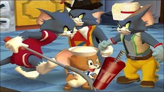 Tom and Jerry War of the Whiskers: Team Cowboy vs Team Mousequeteer Gameplay HD - Master Difficulty