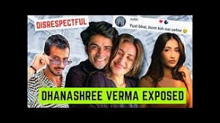 DHANASHREE VERMA BEING SELFISH & DISRESPECTING HER HUSBAND YUZI CHAHAL