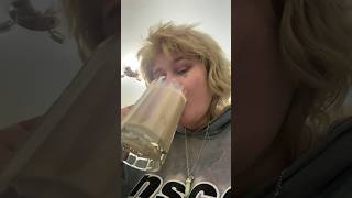 Trying the iced coffee without ice #shortvideo #canada #icecoffee