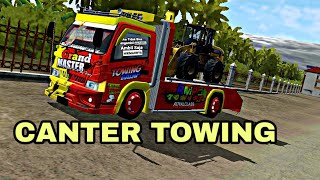 MOD BUSSID TERBARU CANTER TOWING FULL ANIMASI FREE DOWNLOAD