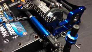 Team Bomber Side Damper Tubes for the Yokomo R12C3