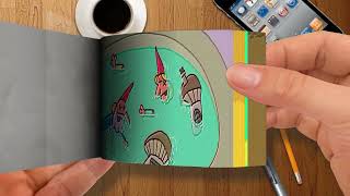 Flipbook   Magnifying Glass Disaster   Cartoon Box 401   by Frame Order   Hilarious Cartoons Part 1