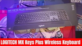 Unboxing the LOGITECH MX Keys Plus Wireless Keyboard for Mac and Windows