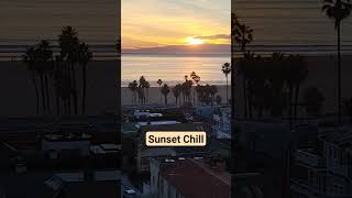 Chill evening with the sun 🌞 reflection streaming across the beach. #Beach #Sunset #Ocean #Chill