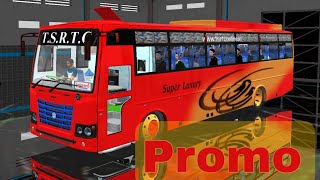 Ashok Leyland bs3 bus mod | tsrtc super luxury mod | bussid |bus simulator Indonesia | new mod promo