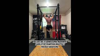 Ways to start: jumping pull ups, assisted pull ups with bands or machines, hanging scap retractions.