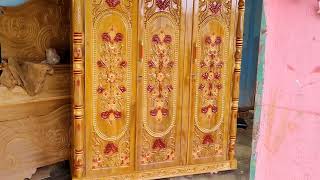 Wooden 3 door wardrobe design | Top model wooden almirah design