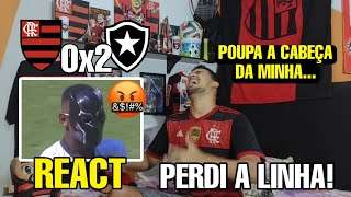 REACT FLAMENGO 0 X 2 BOTAFOGO REAÇÕES FLAMENGUISTAS MELHORES MOMENTOS BRASILEIRÃO 2024