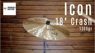 Symrna Cymbals - Icon 18" Crash | 1360gr