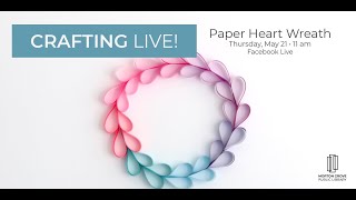 Paper Heart Wreath