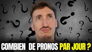 Combien faut-il placer de pronostics par jour pour être RENTABLE ?