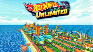 hot wheels unlimited: blue dragon track :monster truck mayhem