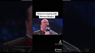 Paul Heyman did a speech and Roman Reigns was getting toys by Theory on Friday Night SmackDown