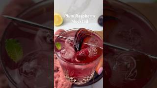 Plum Raspberry Mocktail