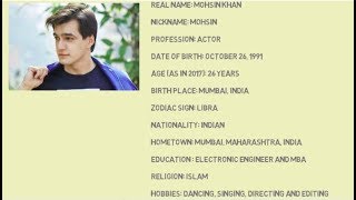 Mohsin Khan Full Biography -Zodiac sign,Height,Weight,Figure Measurements And More