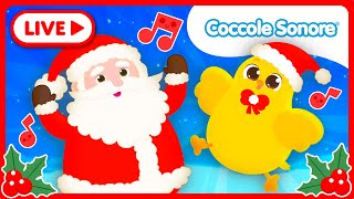 🔴🎅🏻 LIVE Il Natale di Coccole Sonore | Musica e Canzoni per Bambini 🎄🔴