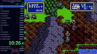 Shining Force in 6:24:36 (my 2nd completed run)