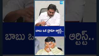 బాబు ఒక డ్రామా ఆర్టిస్ట్..| #ysjagancomments #chandrababu #budgetsession #shorts #sakshitvpolitics