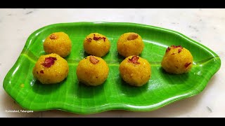 Wheat Rava Laddu | Godhuma Rava Laddu