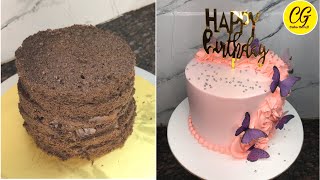 Best Birthday cake decoration at home | simple and easy butterfly cake design | butterfly cake