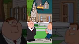 Your plane set my front lawn on fire : family guy #shorts #familyguy