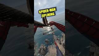 Spider-Man VR ZIPLINE IS TOO FAST #vr #virtualreality #spiderman #gaming