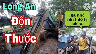 Xe Cuốc miền tây_máy đào sumitomo B2 độn thước xe lẹ nhanh như tép ở cơ sở Nguyễn Thắng