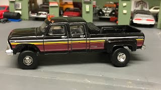 Custom 1/64 Hot Wheels 79 Ford 4x4 Dually truck