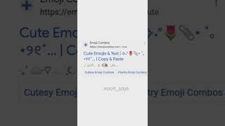How to find emoji combos ❤️