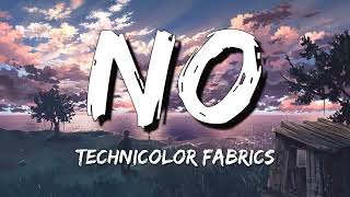 Technicolor Fabrics - No (Letra\Lyrics)