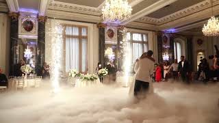 Clouds and Sparkle Effect First Dance - The Belvedere Baltimore MD - DC MD VA - Ideal Media LLC