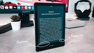 How To Remove Time Left in Chapter on Kindle Paperwhite (Tips & Tricks #3)