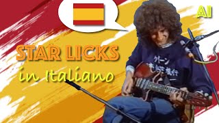 Star licks Brian May en espanol (tutorial de guitarra 1983) - "habla en español"