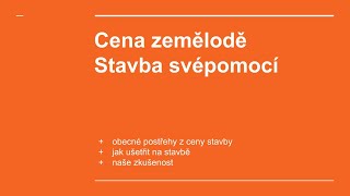 Cena zemělodě - stavba svépomocí | Ječinák zeměloď