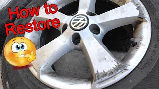 Wheel Restoration: How to Repair and Restore Scratches and Dents on Rims #rims  #repair #restoration