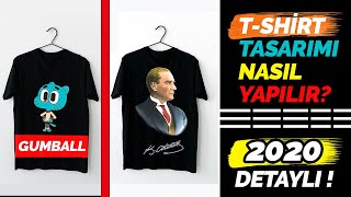 T-Shirt Tasarımı Nasıl Yapılır? (Kendi Tişörtünüzü Yapın - Tişört Tasarlama)